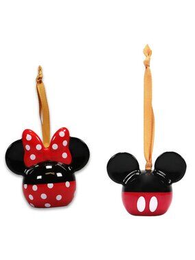 Disney Minnie and Mickey Mouse Ornament Decorations by Half Moon Bay NEW in BOX